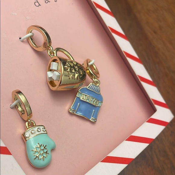A New Day Gold and Enamel Charm Set New size 3 pack - Picture 7 of 8